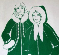 LADIES CANADIAN NORTHLAND PARKA PATTERN 32-40'' BUST